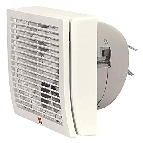KDK Auto Shutter 6 Inch Exhaust Fan, Designed to Minimize Back Draft, Efficient Air Exchange for Kitchens and Bathrooms